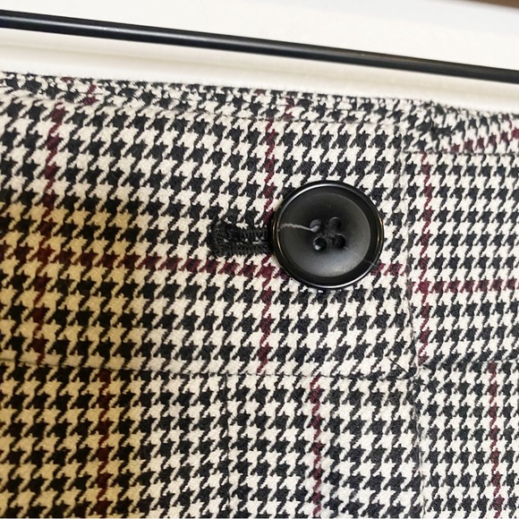 LOFT | NWOT Perfect Skinny Pants In Windowpane, Micro Houndstooth Pattern Sz. 6 - Picture 7 of 12